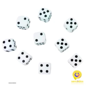 DDSSCD0002 - DADOS 16MM PTAS.RED.BLANCO
