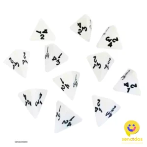 DDSSCD0003 - DADOS 4 LADOS PIRAMIDAL