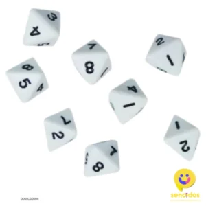 DDSSCD0004 - DADOS 8 LADOS PIRAMIDAL