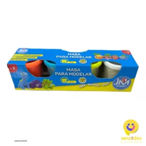 MASSCD0001 - MASA PARA MOLDEAR 4 COL 50 GR CU