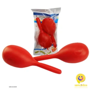 MRCSCD0001 - MARACAS PLASTICAS 2 UNIDADES - 20 CMS
