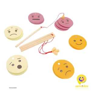 PZCSCD0001 - JUEGO DE PEZCA DE LAS EMOCIONES MADERA 18 PZS