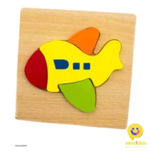PZLSCD0010 - PUZZLE MADERA 4 PIEZAS - AVION