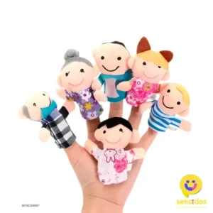 SETSCD0007 - TITERE DE DEDOS 6 UNIDADES - LA FAMILIA