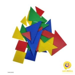 TGRSCD0001 - TANGRAMA PLASTICO 4 JUEGOS 28 PCS